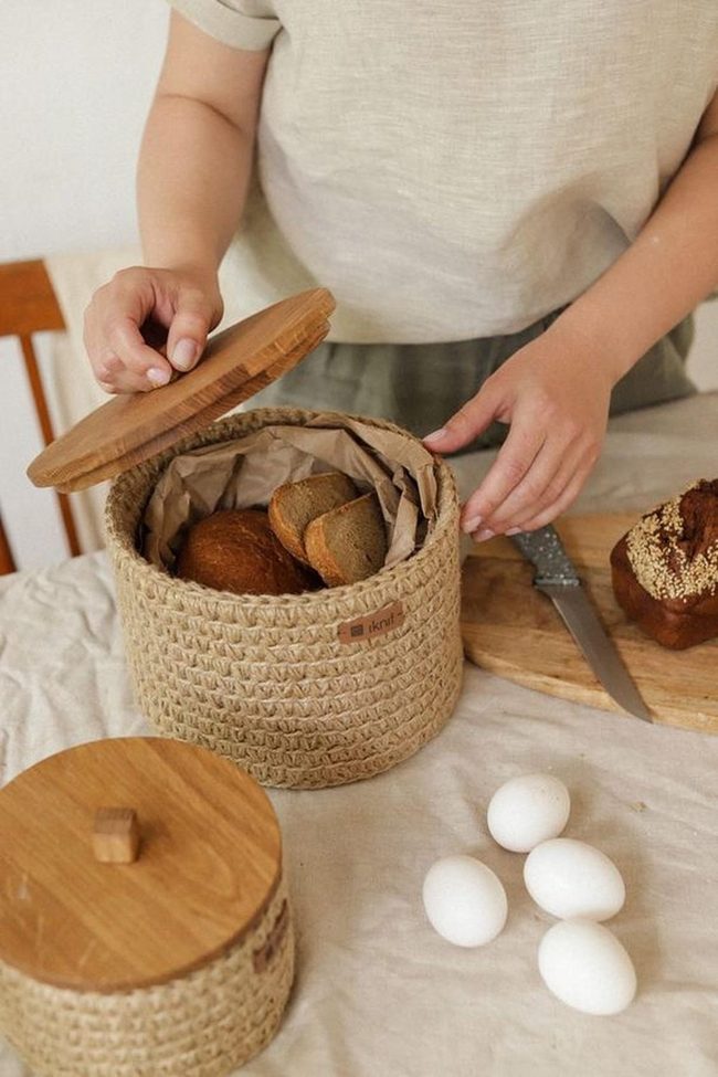 Woven Baskets Warm Kitchens