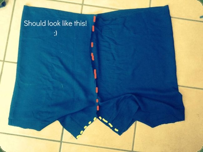 Blue Fabric Pattern Assembly