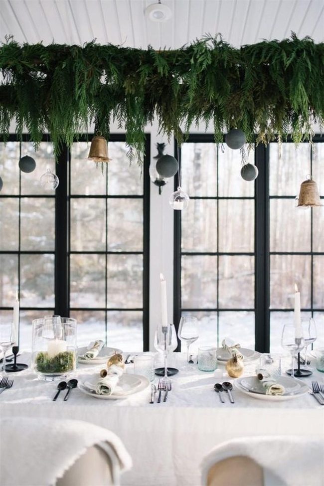 Black Windows, White Linens, Golden Light