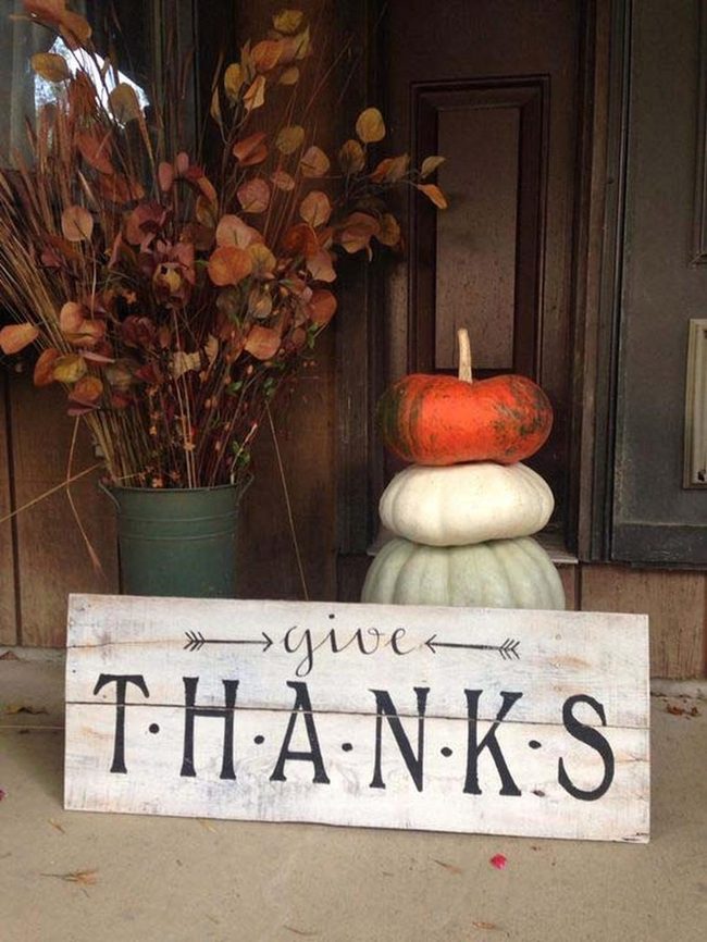 Whitewashed Wood Porch Welcome