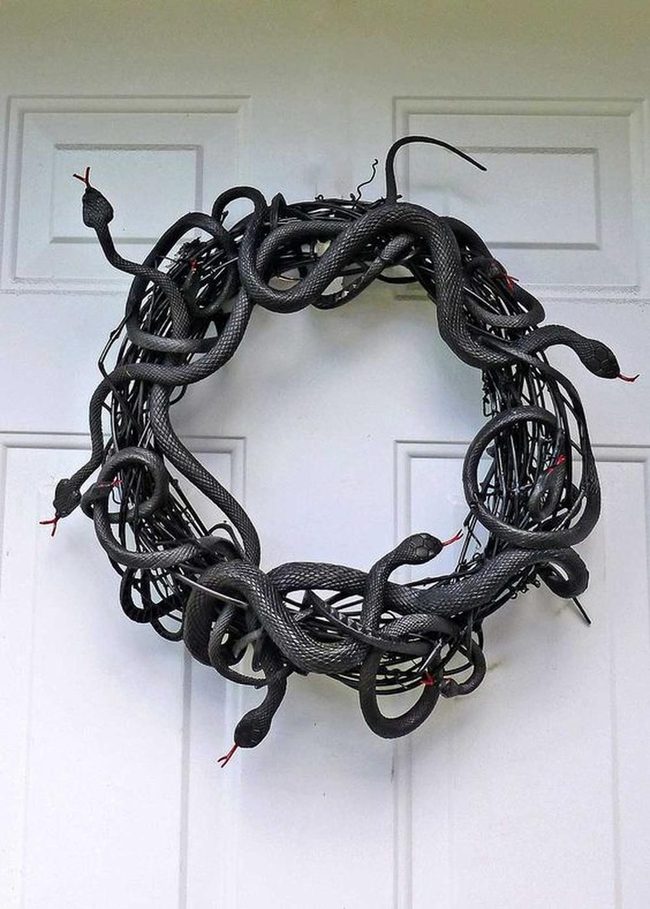 Black Serpent Door Circle