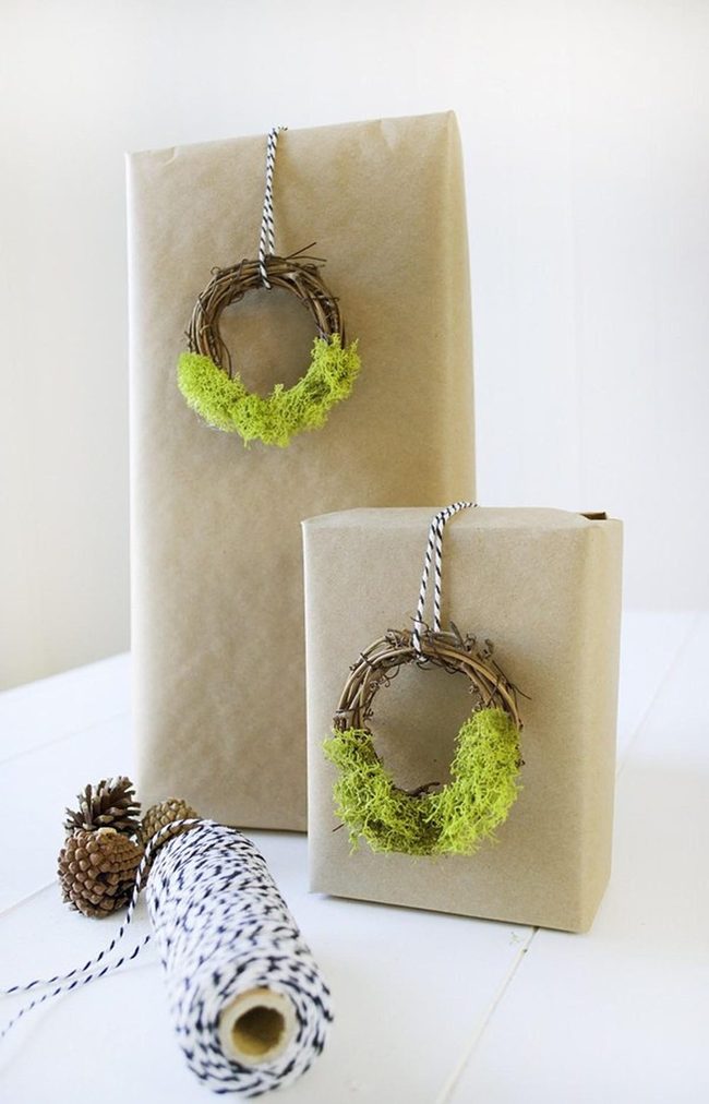 Pinecone Brown Paper Gifts