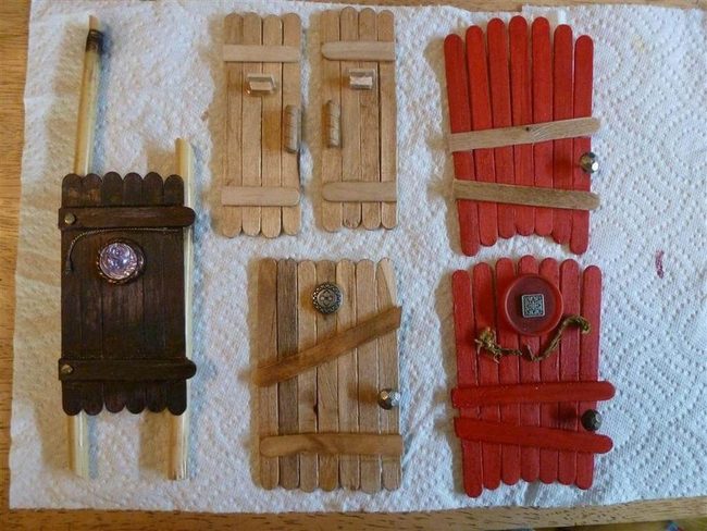 Popsicle Stick Fairy Door