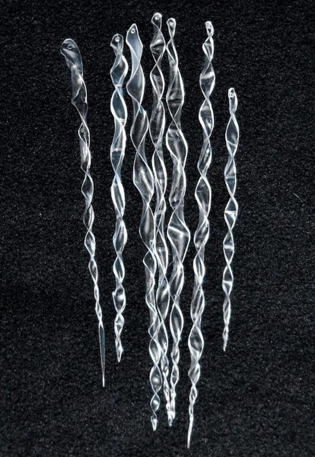 Twisted Glass Sparkles Dark Backdrop