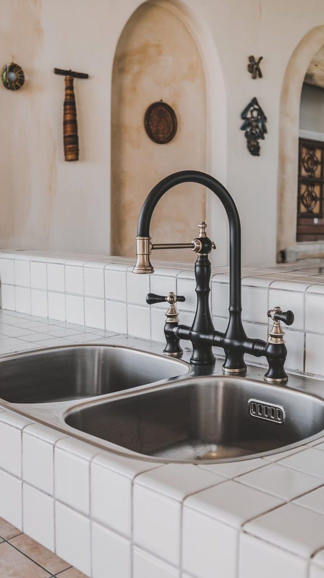 Contemporary Black Faucet Upgrade