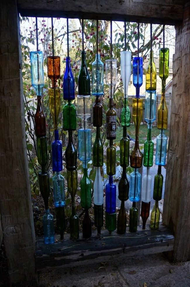 Colored Glass Bottle Barriers