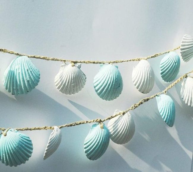 Coastal Shell Garland Storytelling