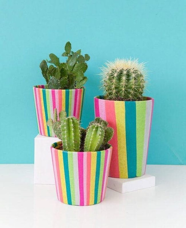 Tissue Paper Ceramic Pot Wrapping