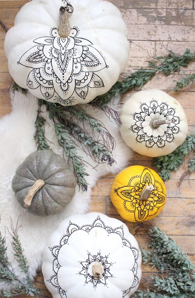 Black Henna Pumpkins Statement