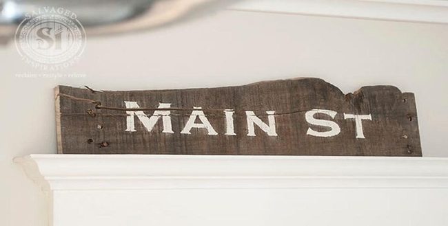 Weathered Wood Hand-Painted Messages