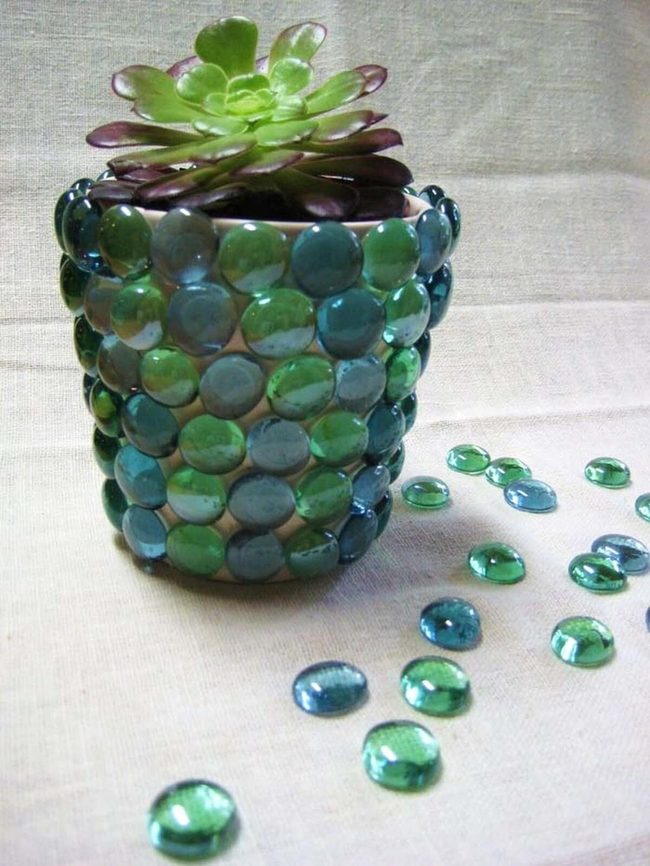 Sparkling Gems Garden Pots