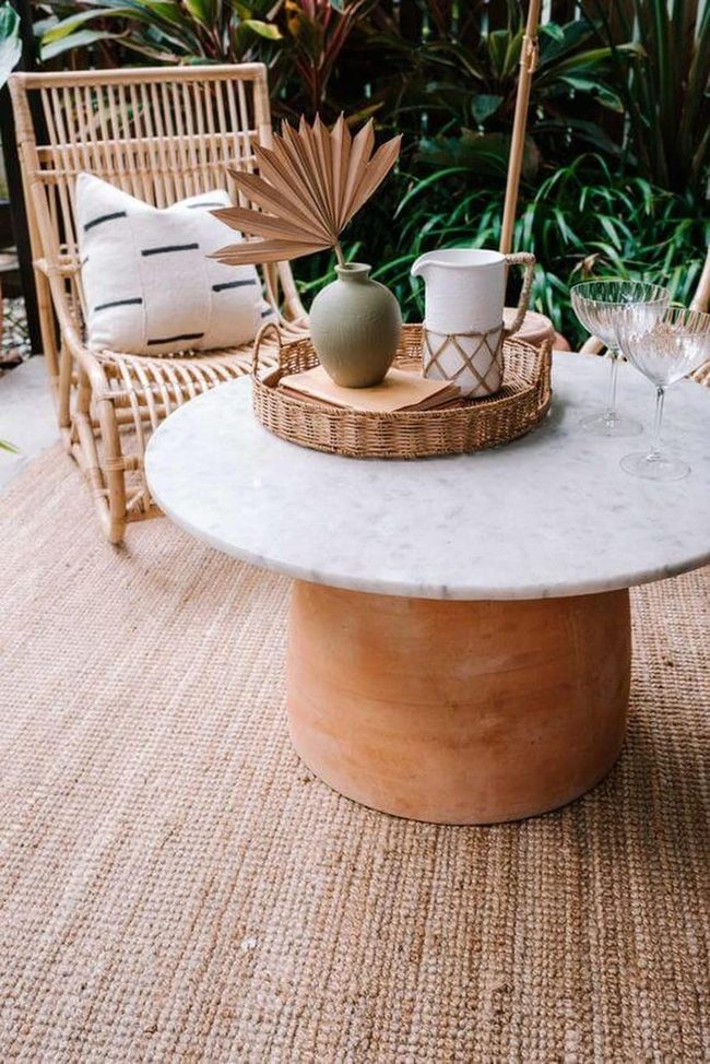 Marble And Clay Outdoor Statement