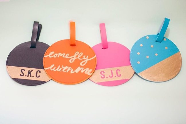 Orange Cursive Tag Collection