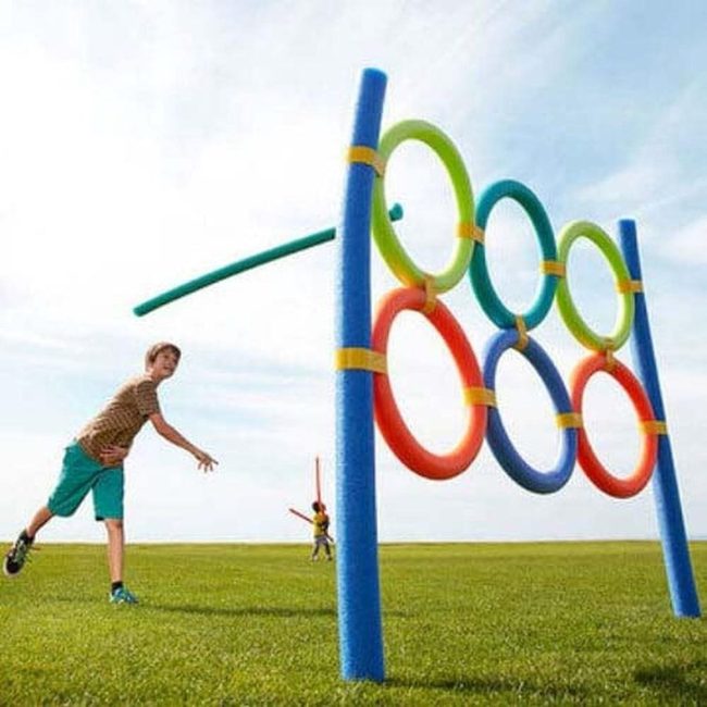 Colorful Foam Noodles Target Game