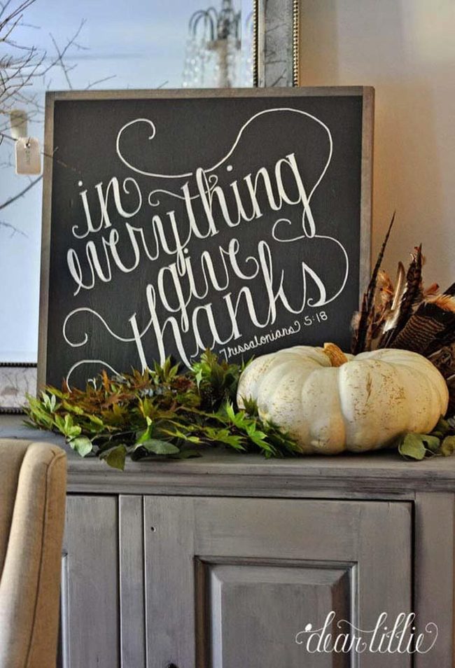 Chalkboard Messages In Thrifted Frames