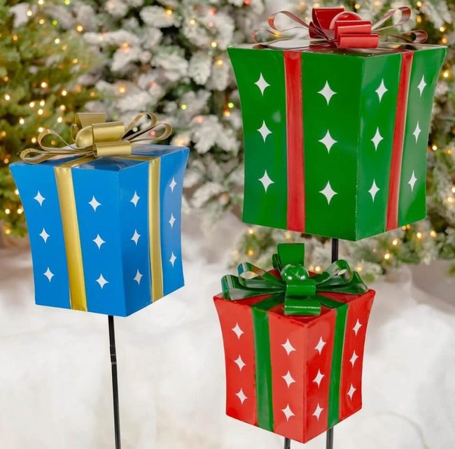 Hand-Painted Iron Gift Boxes