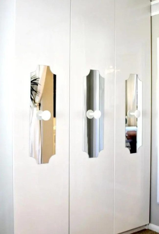 Mirrored White Closet, Light Multiplied