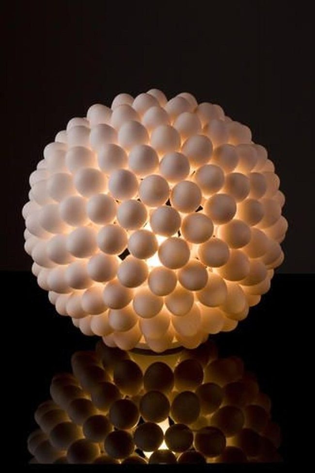 Glowing Sphere Lamp Modular Design