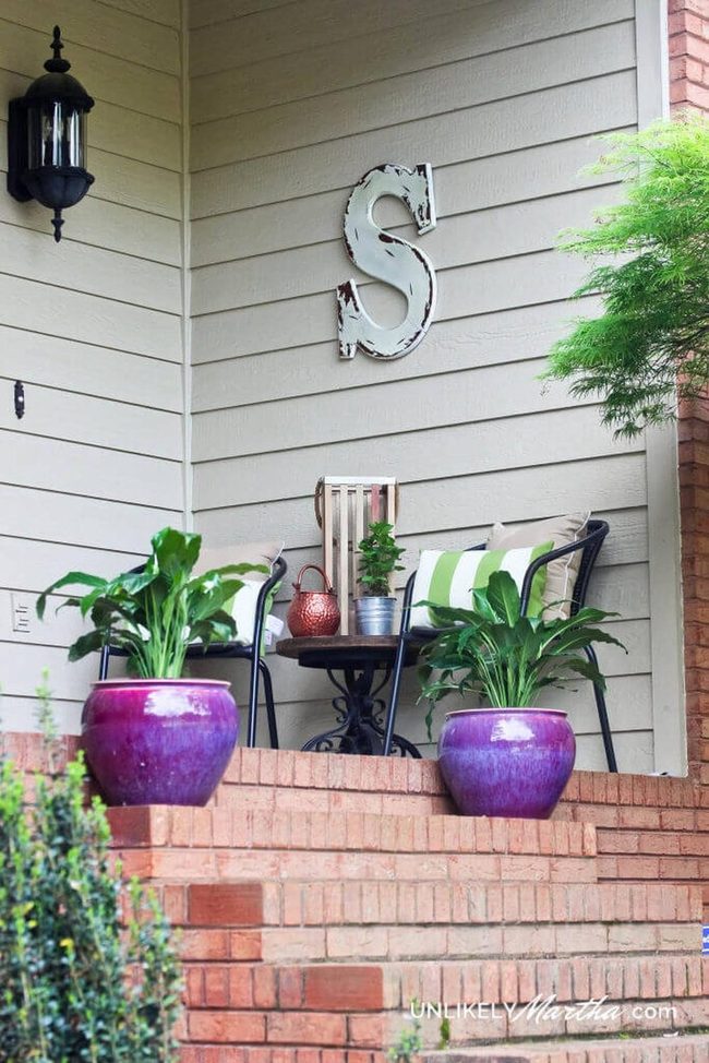 Weathered Letters For Your Porch