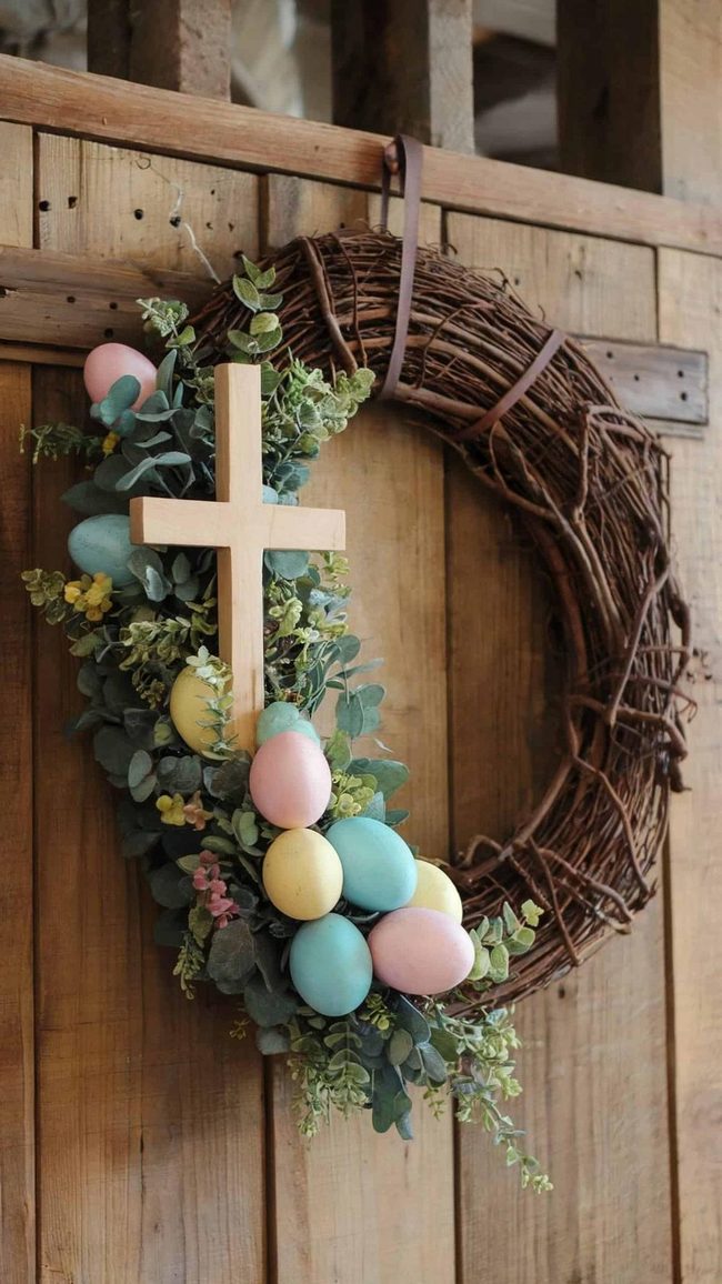 Grapevine Branches Spring Wreath