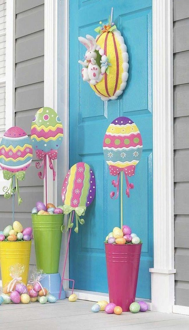 Shiny Metal Easter Eggs