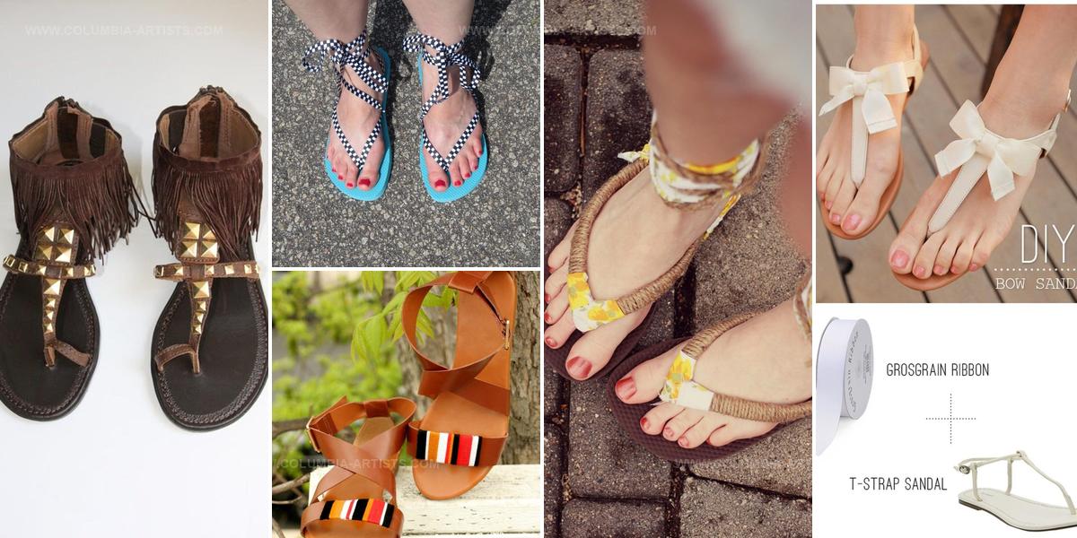 6829435 DIY Summer Sandal Ideas