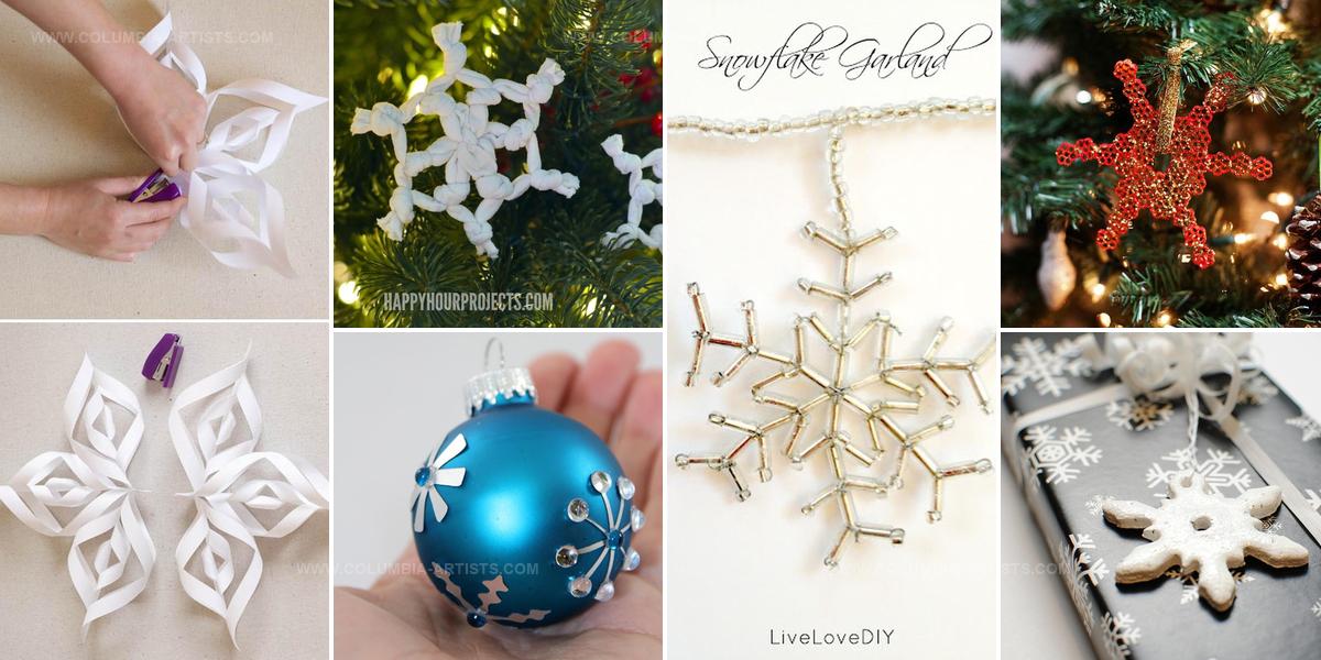 6716282 DIY Snowflake Crafts For Christmas