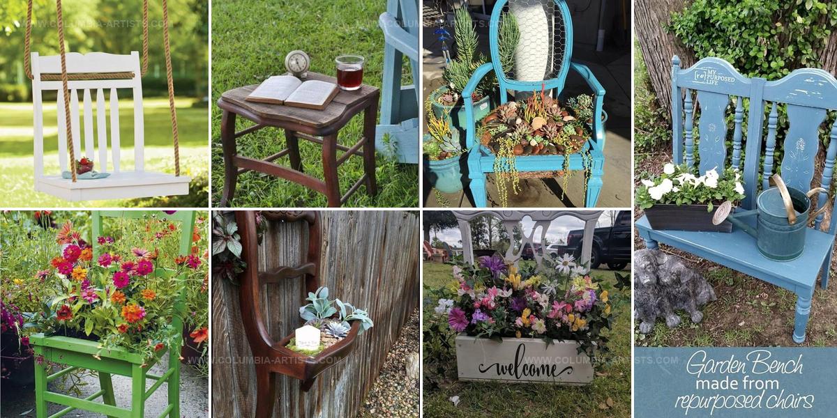 1354074 DIY Old Chair Garden Ideas