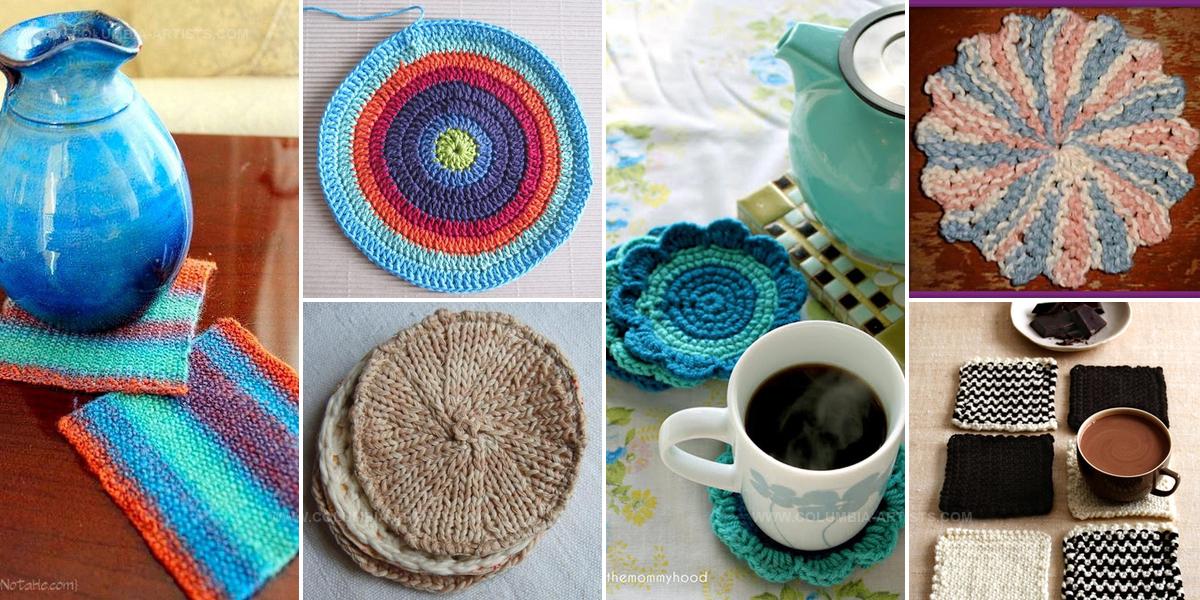 3605465 DIY Knitted Coasters