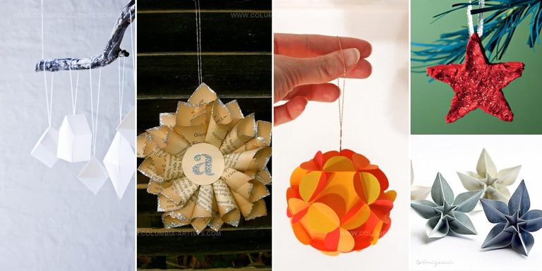 8386055 DIY Paper Christmas Tree Ornaments