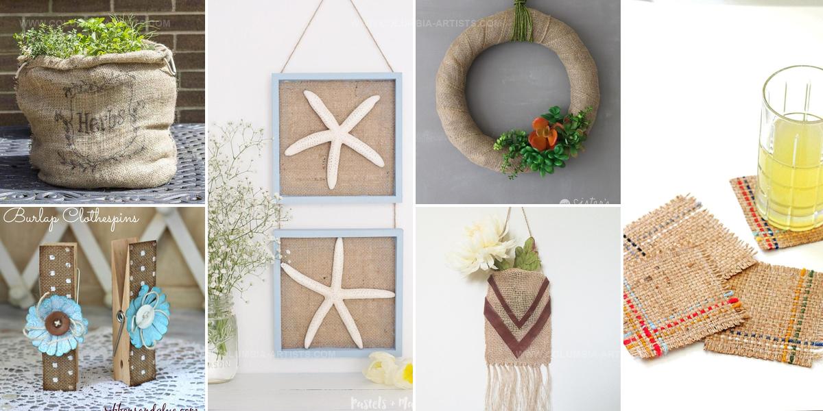 1921876 DIY Burlap Summer Crafts