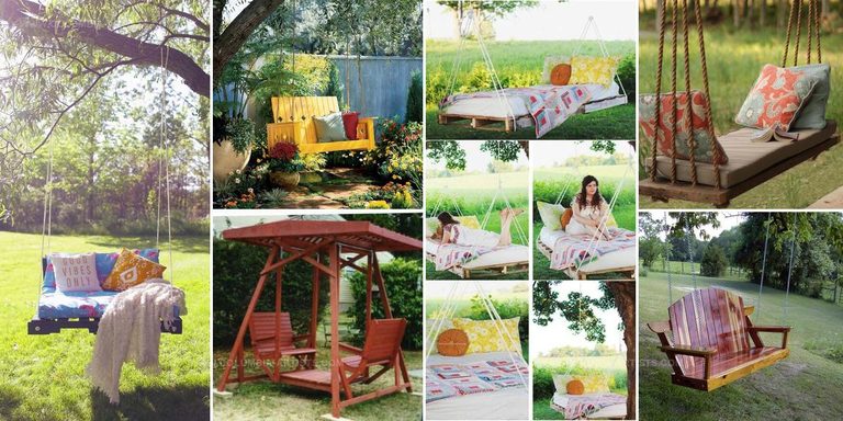 7907108 DIY Garden Swing Ideas