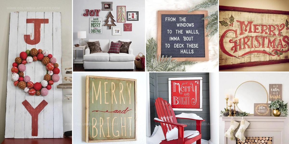 7587341 Christmas Signs For Indoor Outdoor Decor