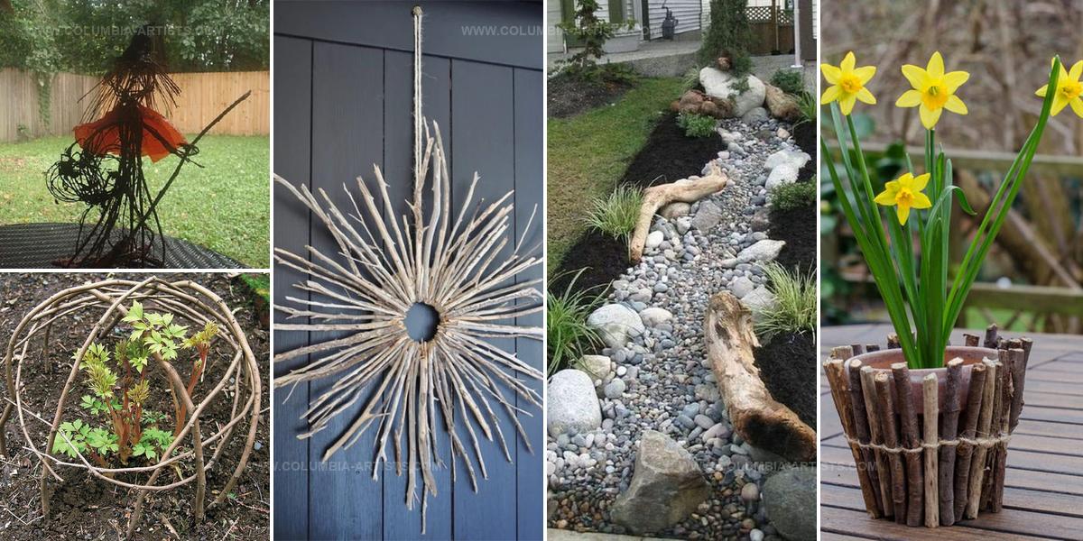 8413819 DIY Tree Branch Garden Decor