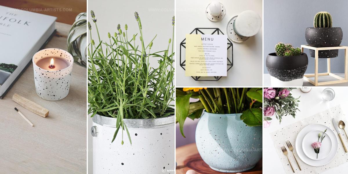 5059002 DIY Speckled Home Decor Items