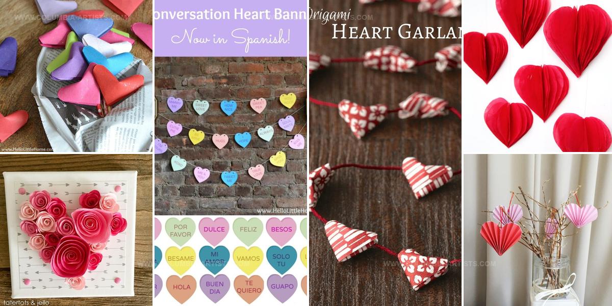 5597496 DIY Valentines Day Paper Decorations