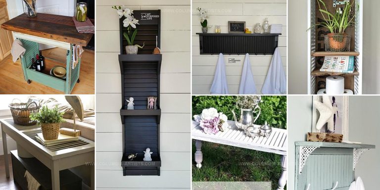 6320502 DIY Shutter Furniture Ideas