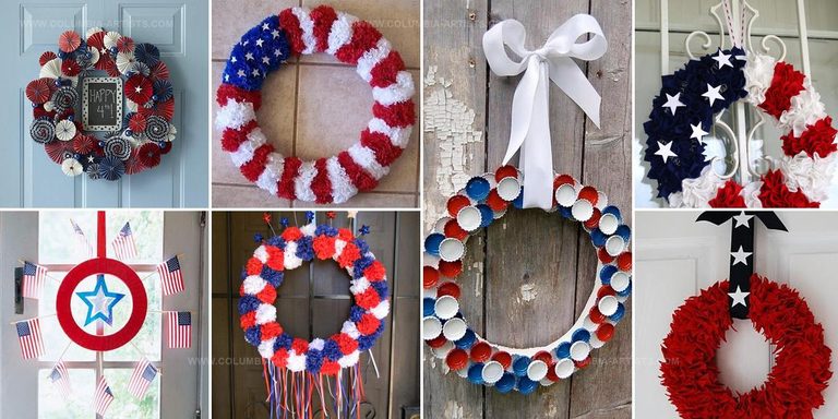 3090809 DIY Independence Day Wreaths