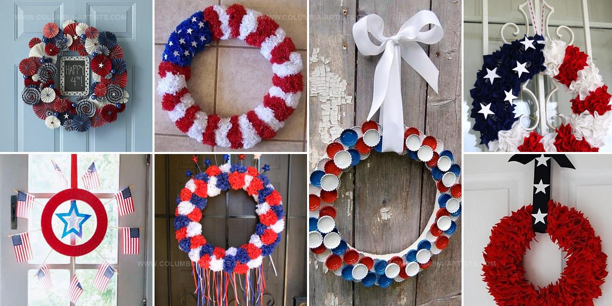 3090809 DIY Independence Day Wreaths