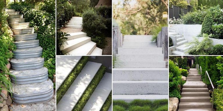 3373121 Concrete Garden Step Ideas