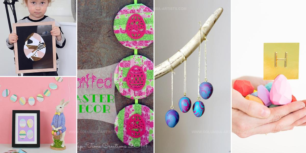 9589118 DIY Egg Shaped Easter Decorations