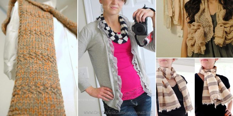 9642596 Warm DIY Fall Scarves And Beanies