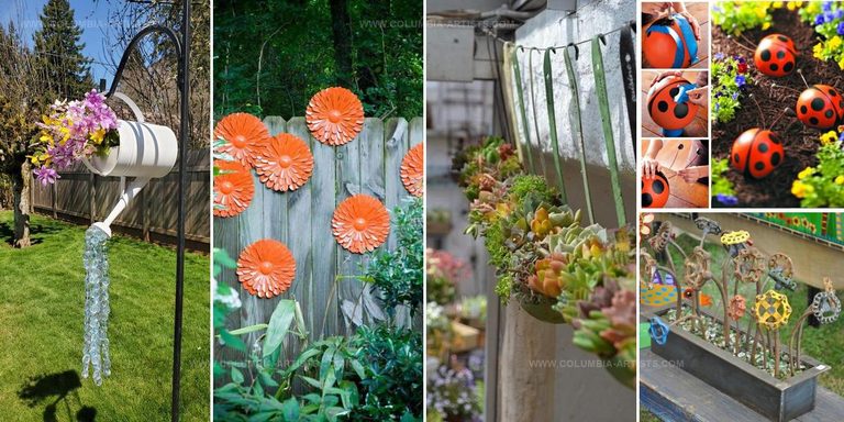 1311503 Recycled DIY Garden Art Projects