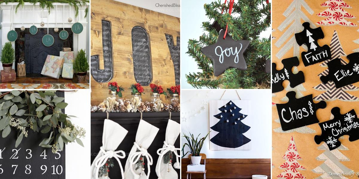 6614441 Chalkboard DIY Christmas Crafts