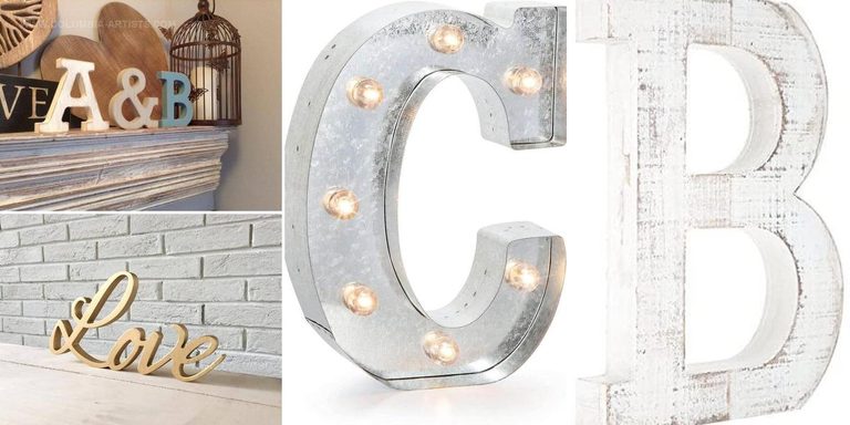 1937513 Tabletop Letter Decor Ideas