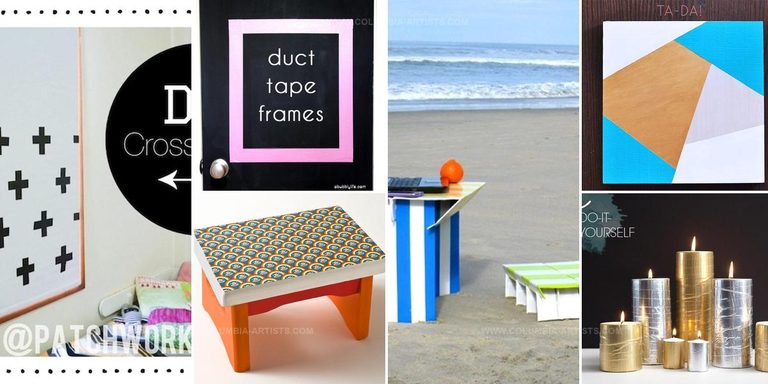 7093285 Easy Duct Tape DIY Decor Ideas