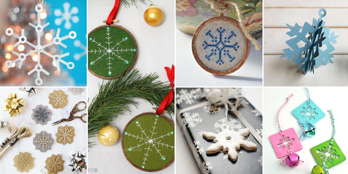 7504527 DIY Snowflake Christmas Ornaments