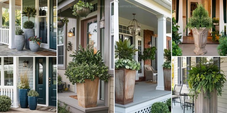 7469368 Front Porch Planter Ideas