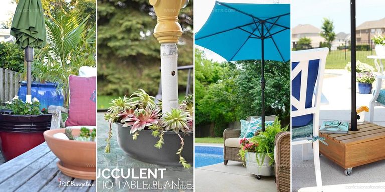6501177 DIY Outdoor Umbrella Ideas