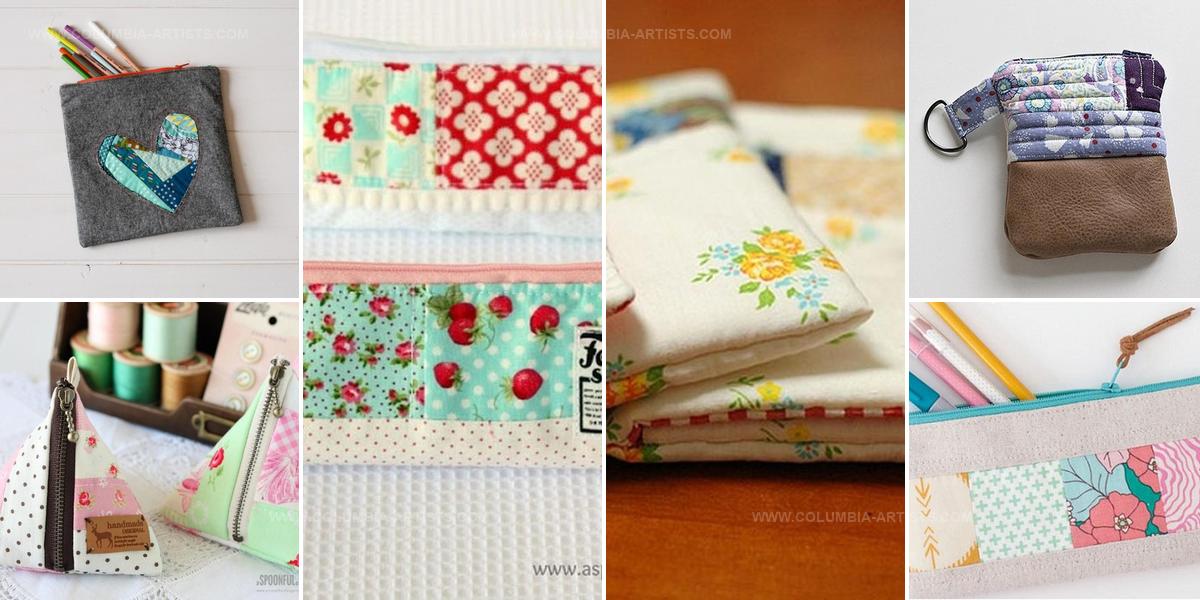 7296944 DIY Patchwork Pouch Ideas